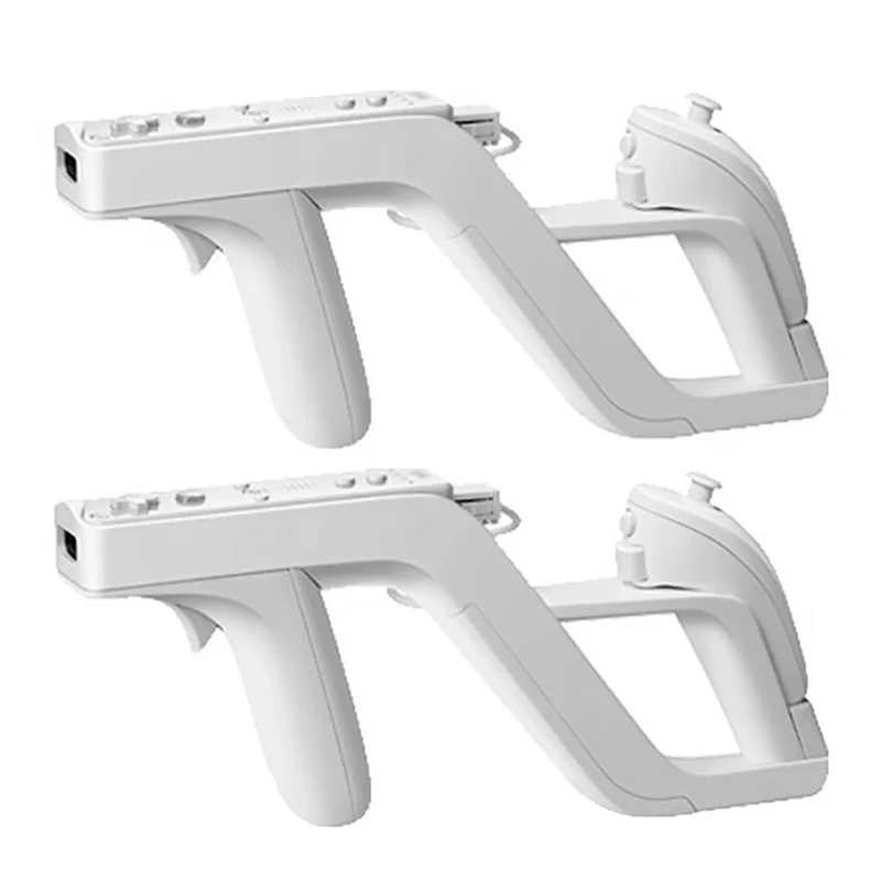 

2PCS Zapper Game Holder Replacement Parts Wii Zapper Gaming Accessories For Nintendo Wii Remote Right Left Controller
