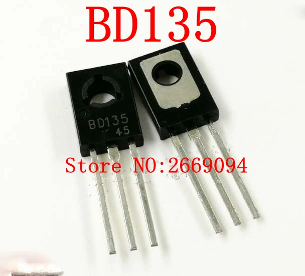 Новинка встроенный силовой транзистор BD135 NPN 1.5A/45V TO-126 50 шт. | Электронные