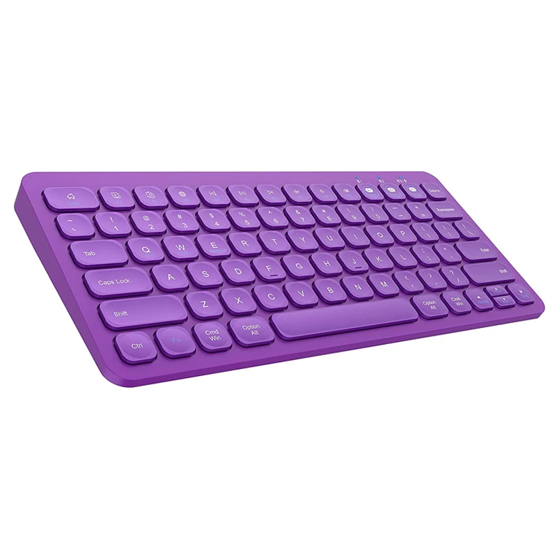 

Portable Thin Multi-Device Bluetooth Keyboard, Wireless Keyboard Compatible with Laptop/PC/Notebook/MacBook/Computer