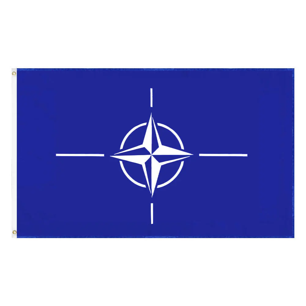

North Atlantic Treaty Organization NATO National Flag Waterproof 114*96cm Organisation du Traité de l'Atlantique Nord