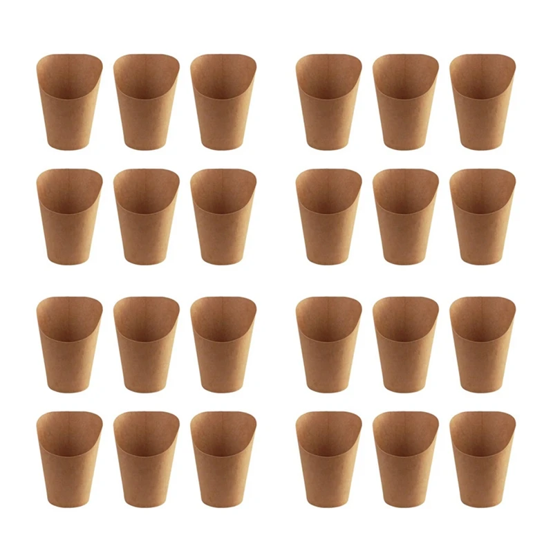 

400 шт., держатель для бумажных стаканчиков, 300 мл (коричневый)