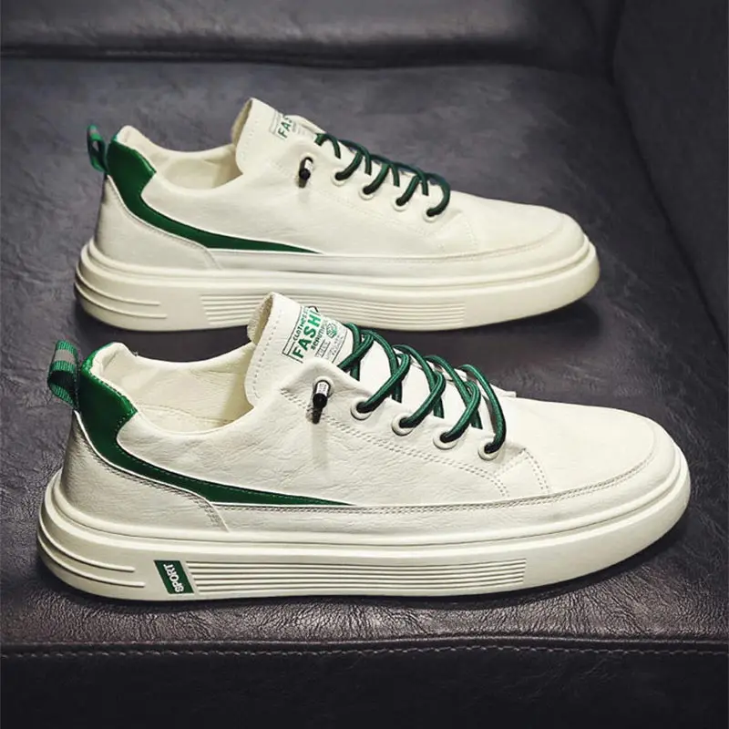 

Кроссовки мужские на шнуровке, Вулканизированная подошва