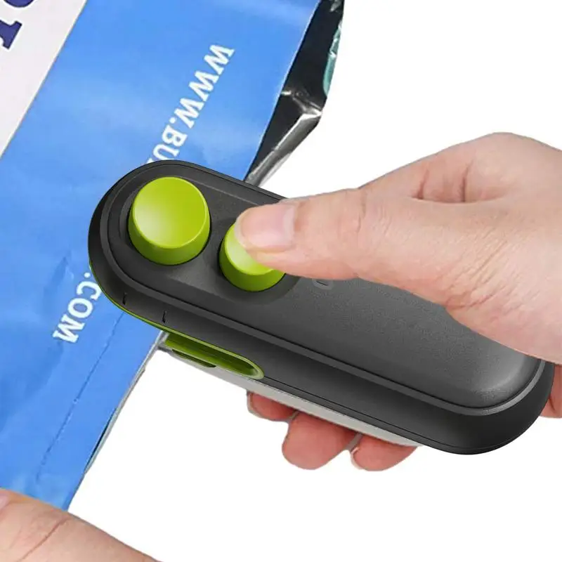 

1Pcs Black Mini Portable Food Sealer Heat Sealing Machine Package Sealer Bags Thermal Plastic Food Bag Closure