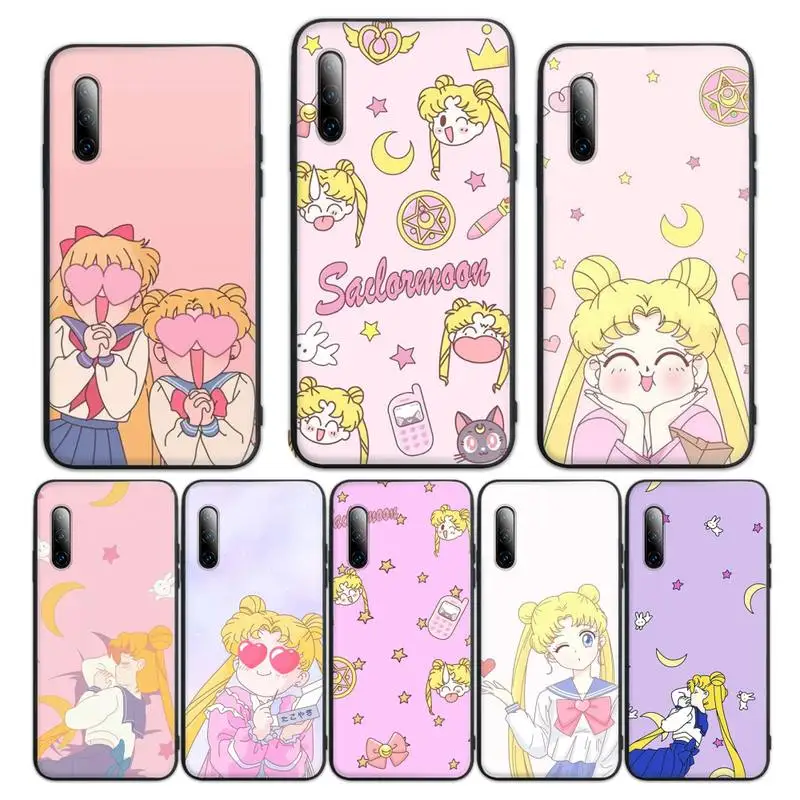 

Cute Cartoons Girls Cat Moon Phone Case for OPPO R9S R11 PLUS R17 R15 PRO Realme C3 2 3 5 6 PRO cover founds