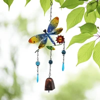 dragoy wind chimes romantic wind catcher metal glass hanging pendant decorations for home garden patio balcony women gifts