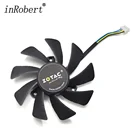 Новый 85 мм T129215SU T129215SH 4Pin GTX1060 6 гб вентилятор кулера DIY замена для Zotac GTX1060 6 гб мини GTX1060 3 гб мини-графические карты