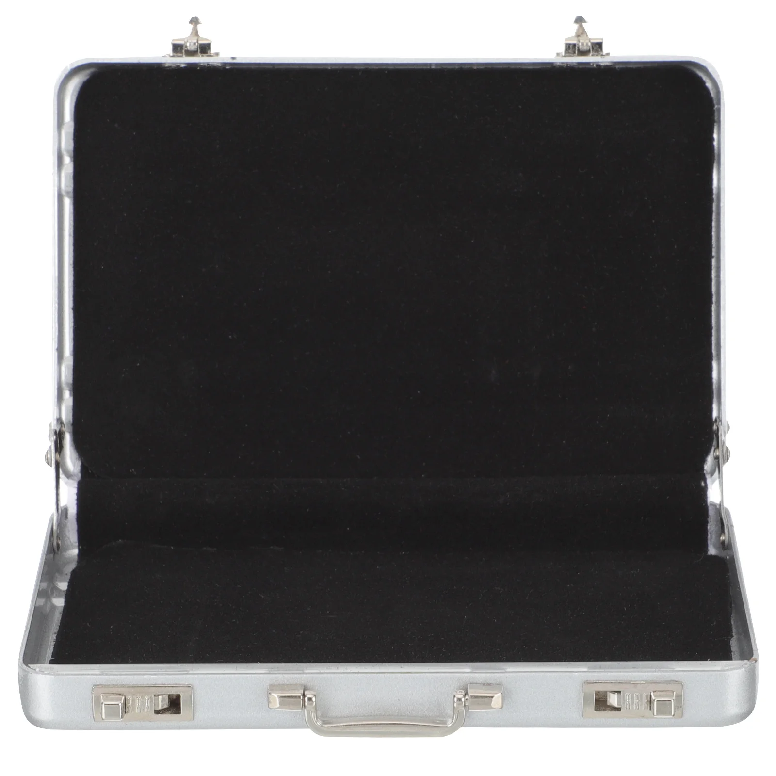 

Business Card Storage Box Visiting Cards Case Container Desktop Holder Office Supplies Flash Pictures Stand Silver Wear