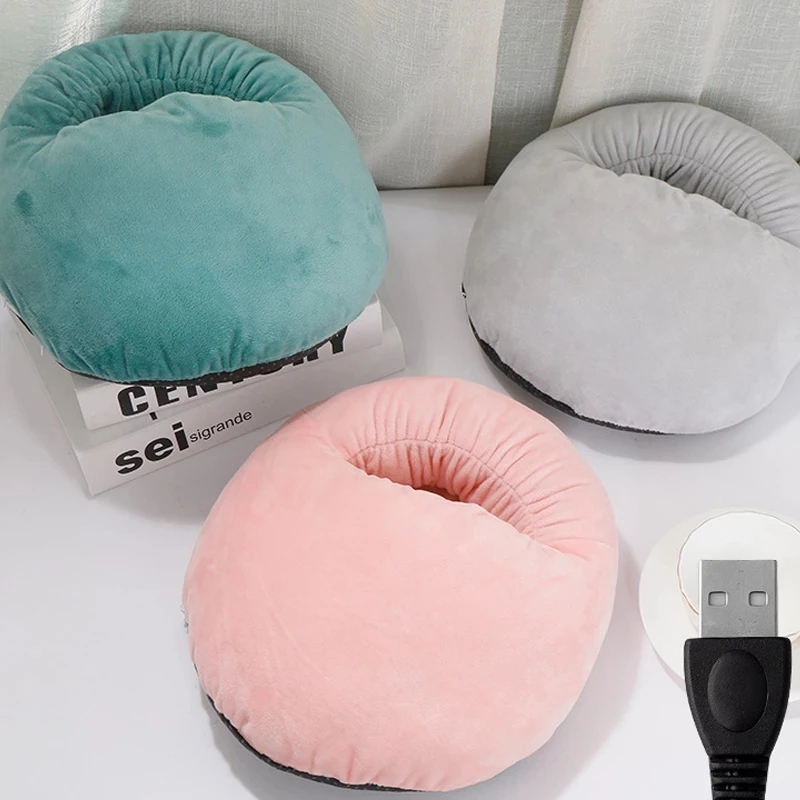 

Электрическая грелка для ног с USB, тапочки, мягкая теплая подушка для обуви, стула, термостат для подогрева ног, одеяло, коврик