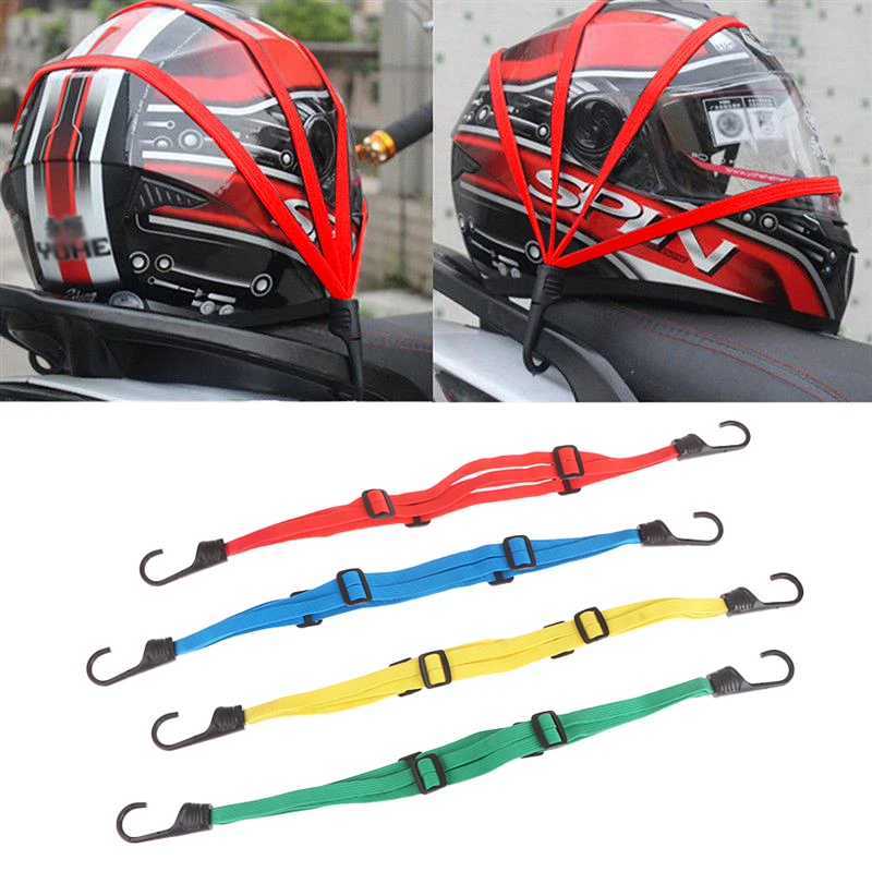 

New Universal Bicycle Accessories Organizer Net Rope Hook Motorcycles Retractable Helmet Luggage Elastic Rope Strap