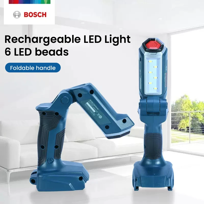 Bosch Gli180 светодиодный аккумулятор 18 В 330 люмен перезаряжаемый рабочий фонарь