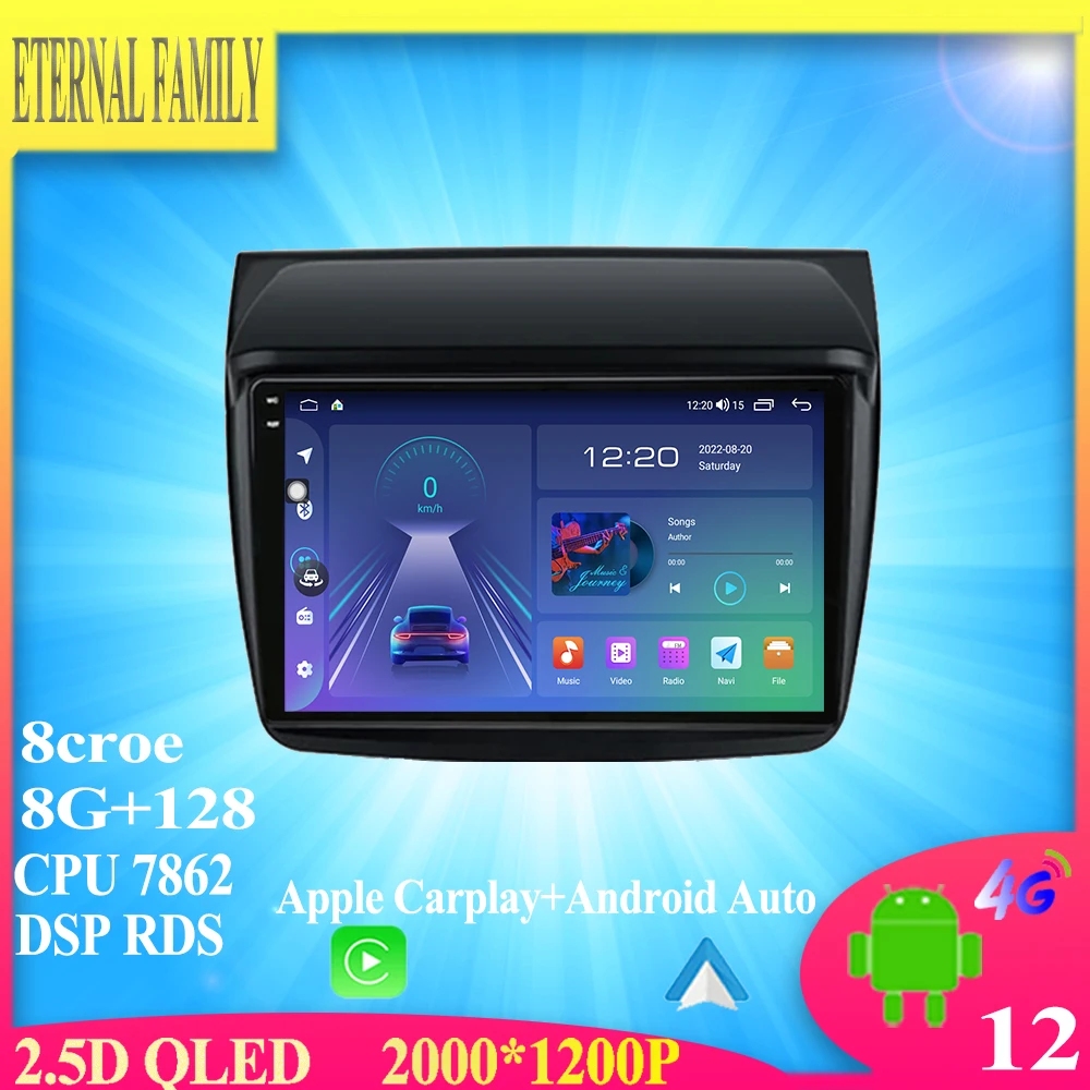 

Автомобильная магнитола 9 "Android 21 для Mitsubishi Pajero Sport 2 L200 Triton 2008 - 2016 мультимедийный видеоплеер навигация GPS Стерео DVD