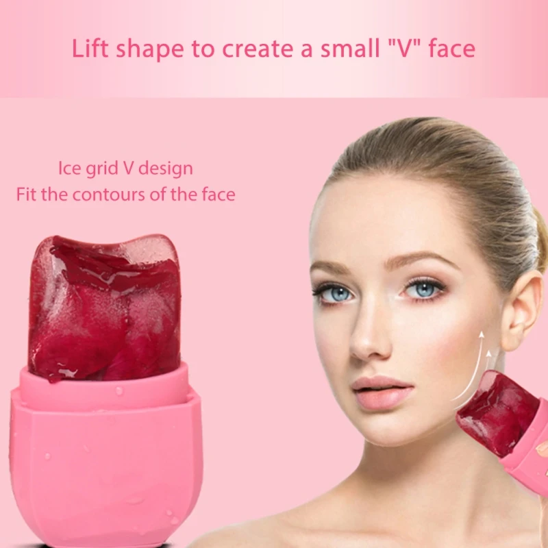 

Beauty Ice Facial Roller Ice Facial Massage Flower Ice Silicone Ice Mold Beauty Pain Relief Reduce Swelling Skin Care