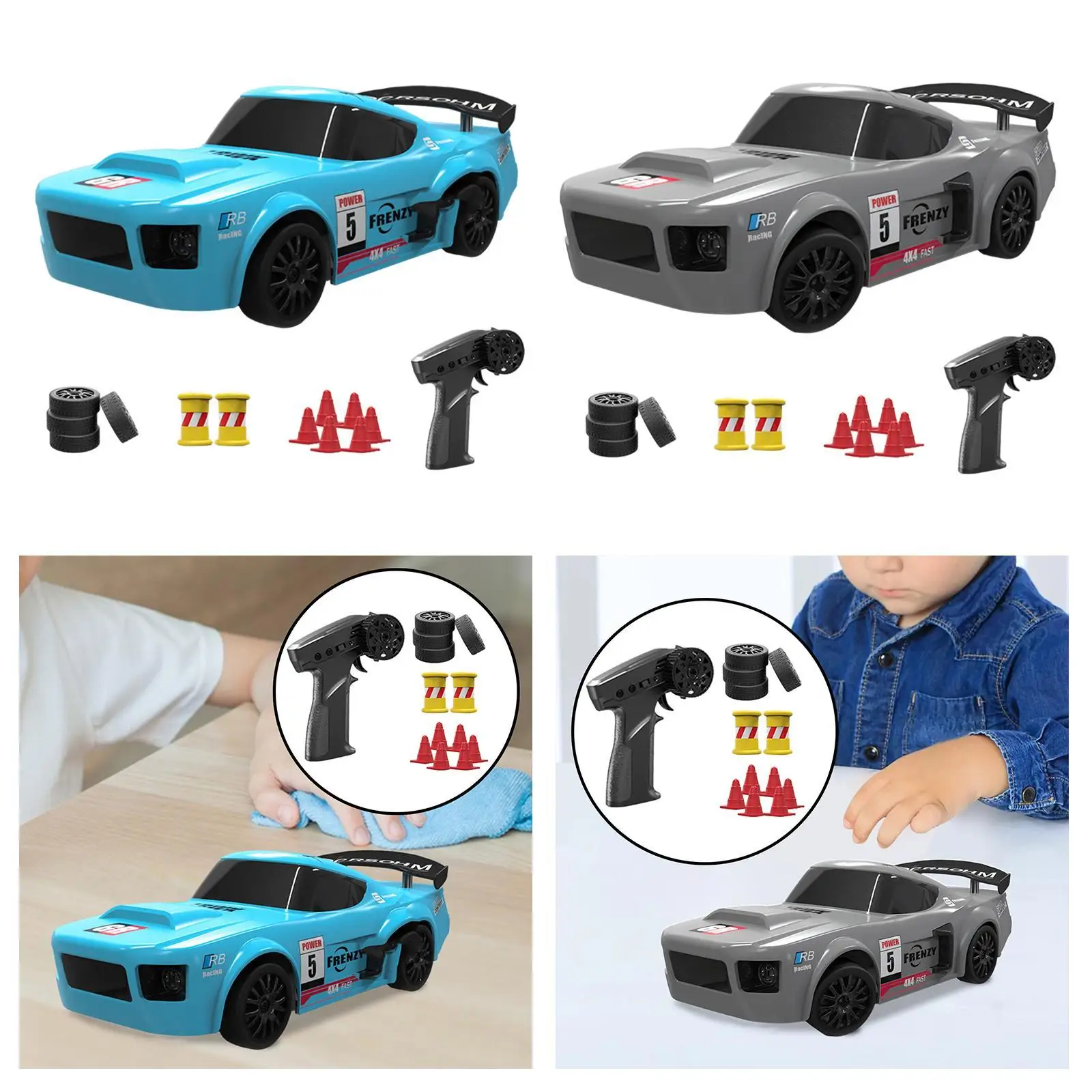 Масштаб 1:24 радиоуправляемая модель автомобиля для дрифта 4WD гоночная спортивная