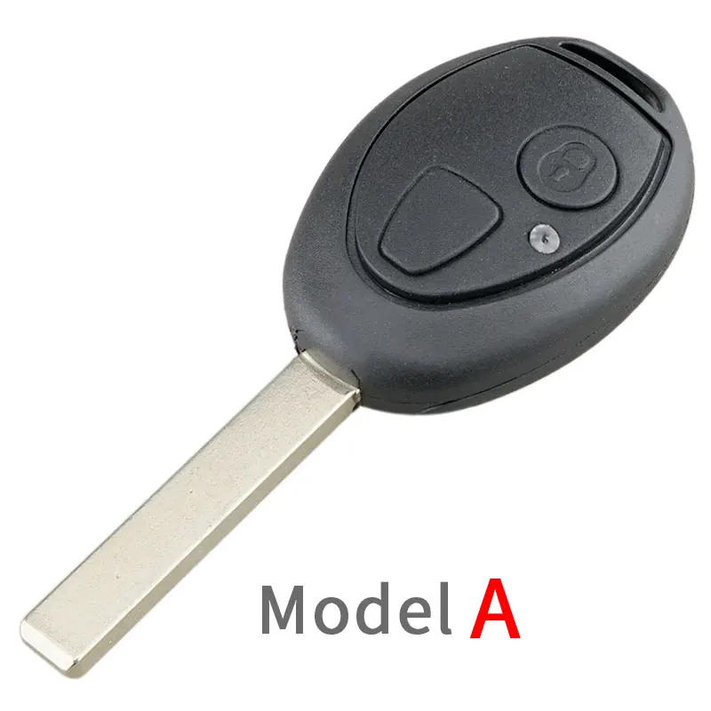 

2-кнопочный удаленный автомобильный ключ, сменный корпус, подходит для MG BMW-Mini Cooper R53 R50 S Land Rover 75 Z3 Z4 X3 X5 e46 e39 e36 e34