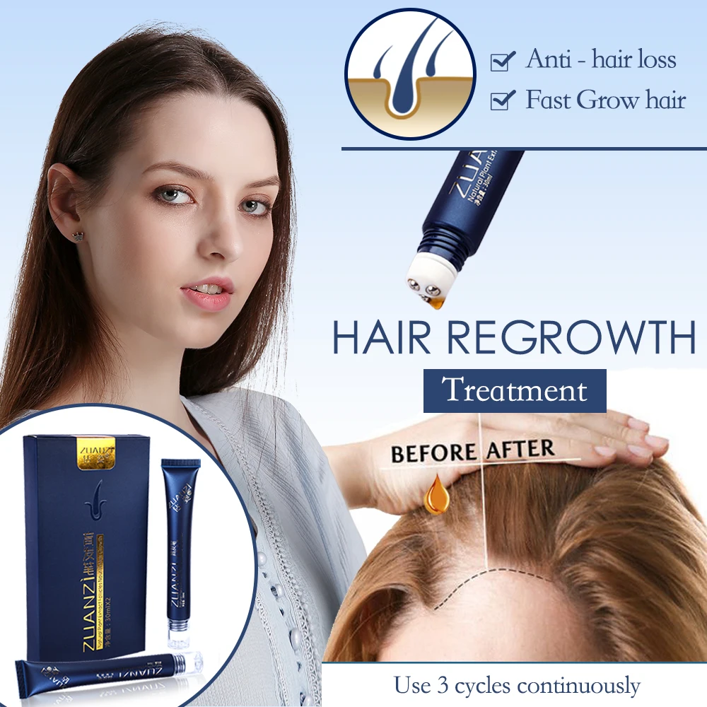 Powerful Hair Regrowth Serum Anti Hair Loss Promote Fluid Repair Nourish Hair Roots Regrowth Controls Hairfall Hair Care