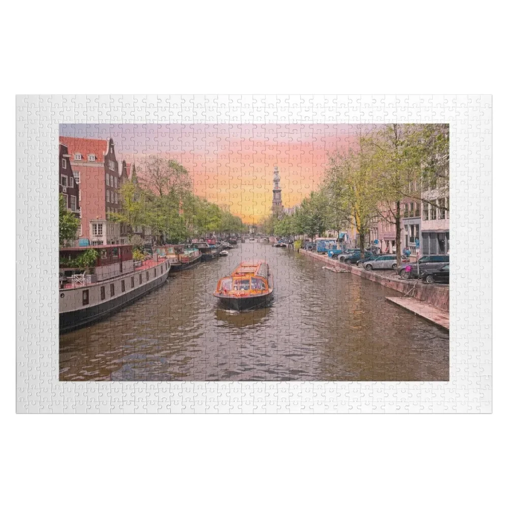 pinturaengracht Amsterdam Нидерланды Пазл Рождественские подарки Пользовательское имя Woodens