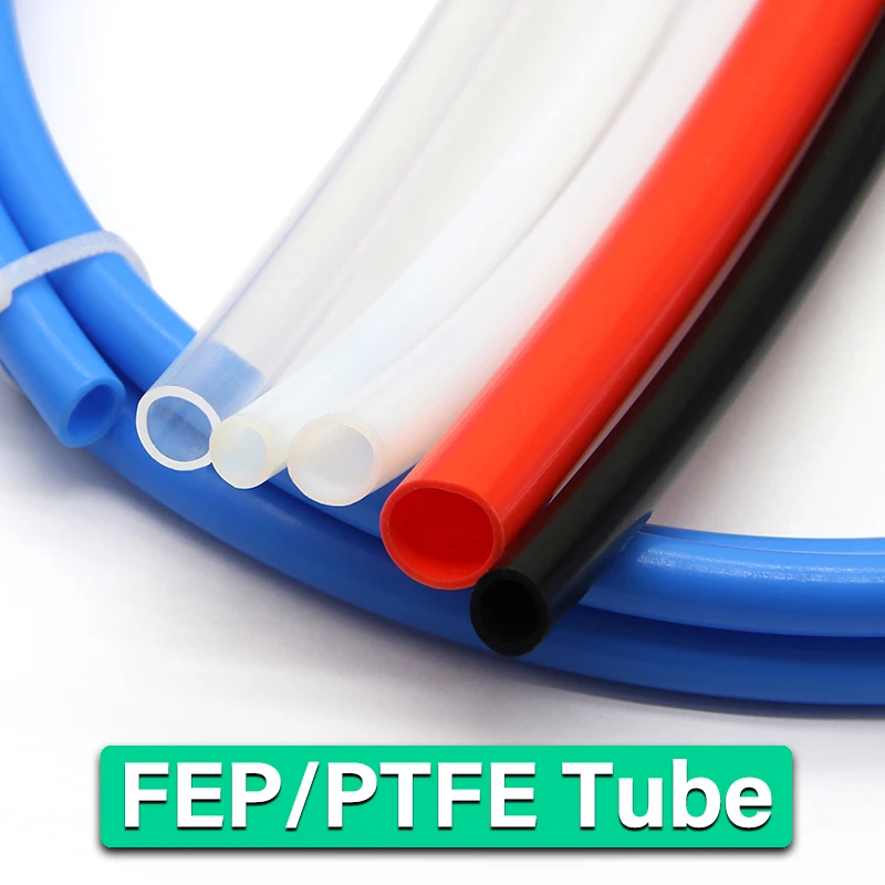 1 м FEP PTFE трубка ID 0 5 2 2.5 3 4 6 7 8 10 12 14 16 18 20 мм PTFE/F46 Изолированная стандартная 600 В для 3D