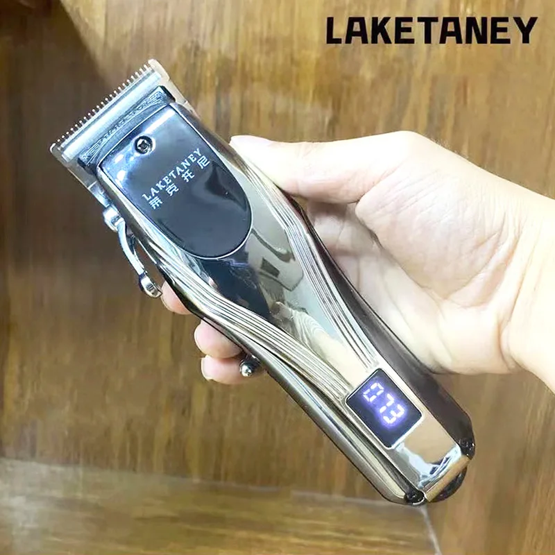 

2600mAh Long Time Use Professional Oil Head Hair Clipper,Global Voltage Brushless Motor Hair Trimmer,Ergnormic Design Cutter