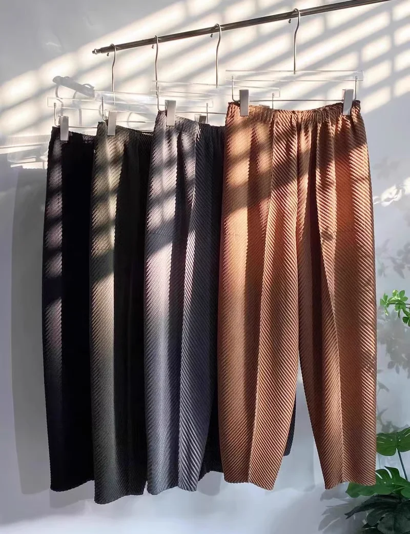 Брюки-карандаш женские плиссированные универсальные повседневные Модные