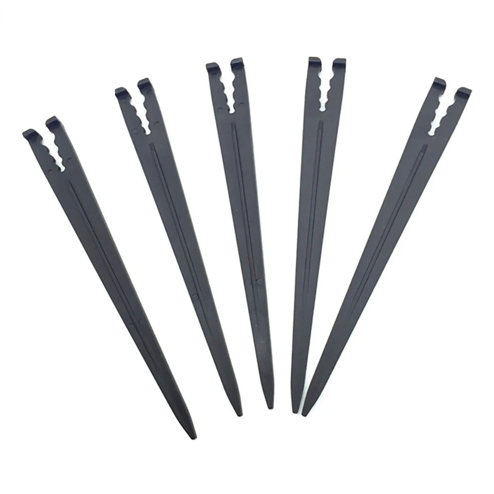 

50PCS Plastic Irrigation Support Stakes 1/8\" 1/4\" Y Shape Hook Fixed Stem Support Holder Garden Drip Irrigation Tool Bracket
