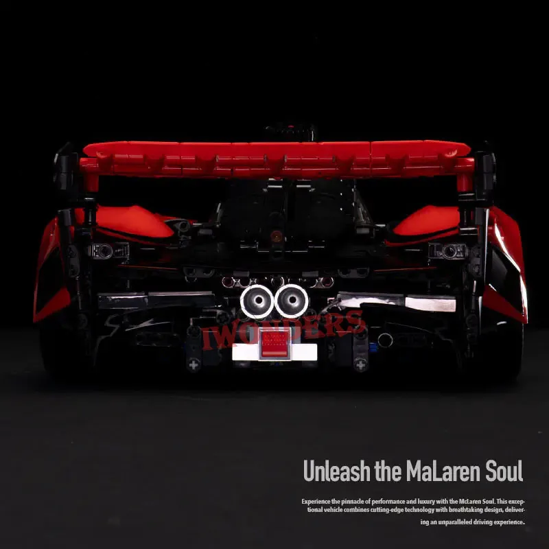 Технические строительные блоки 1:10 SOLUS GT 2135 шт. гоночная модель суперкара