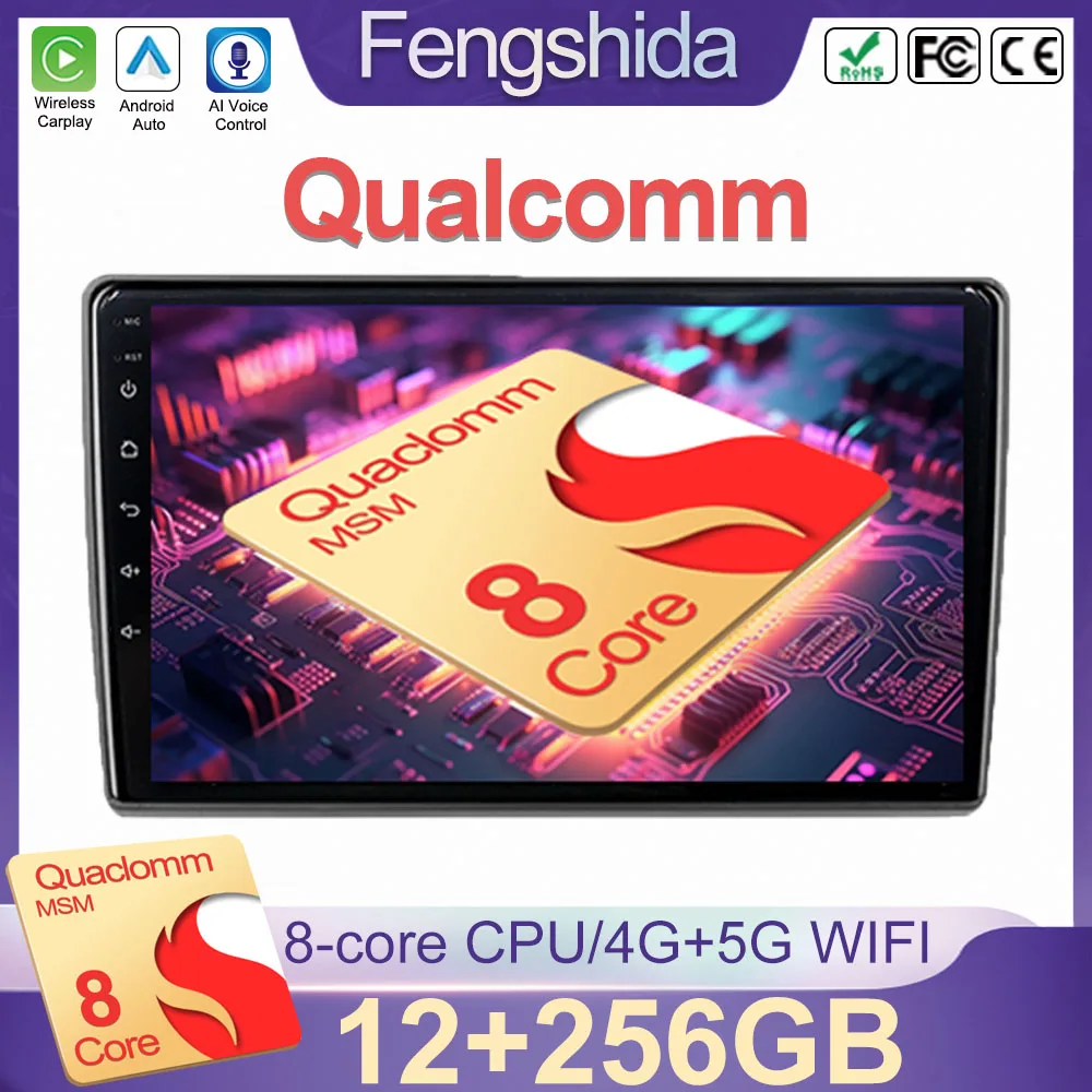 Carplay Android 14 для Toyota Sai K10 2013-2017 авто радио стерео головное устройство