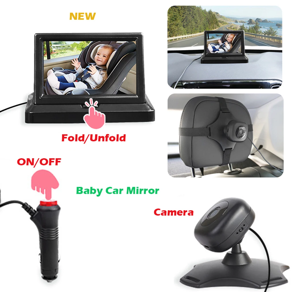 

Baby Seat Camera Car Mirror Toddler Observation Devices Watching Equipment