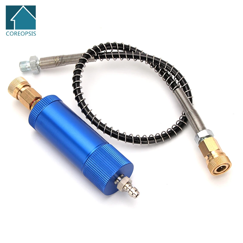 High Pressure Hand Pump Filter Water-oil Separator Quick Con