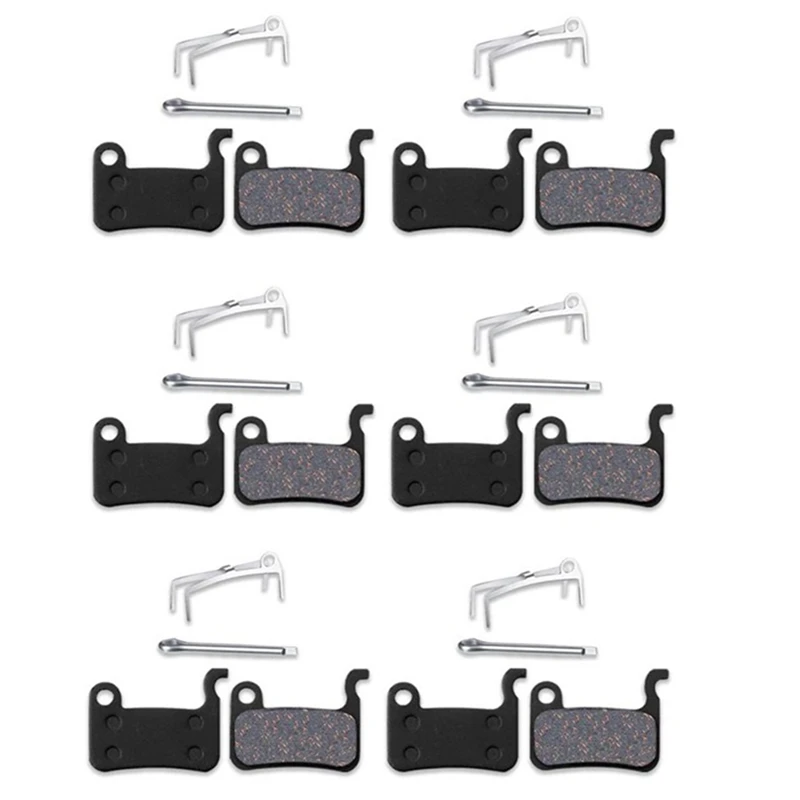 

Bicycle Brake Pads,6 Pairs Brake Pads Mountain Bikes,Disc Brake Pads For Shimano LX M585 Deore M505 Hone M601 M655,Etc