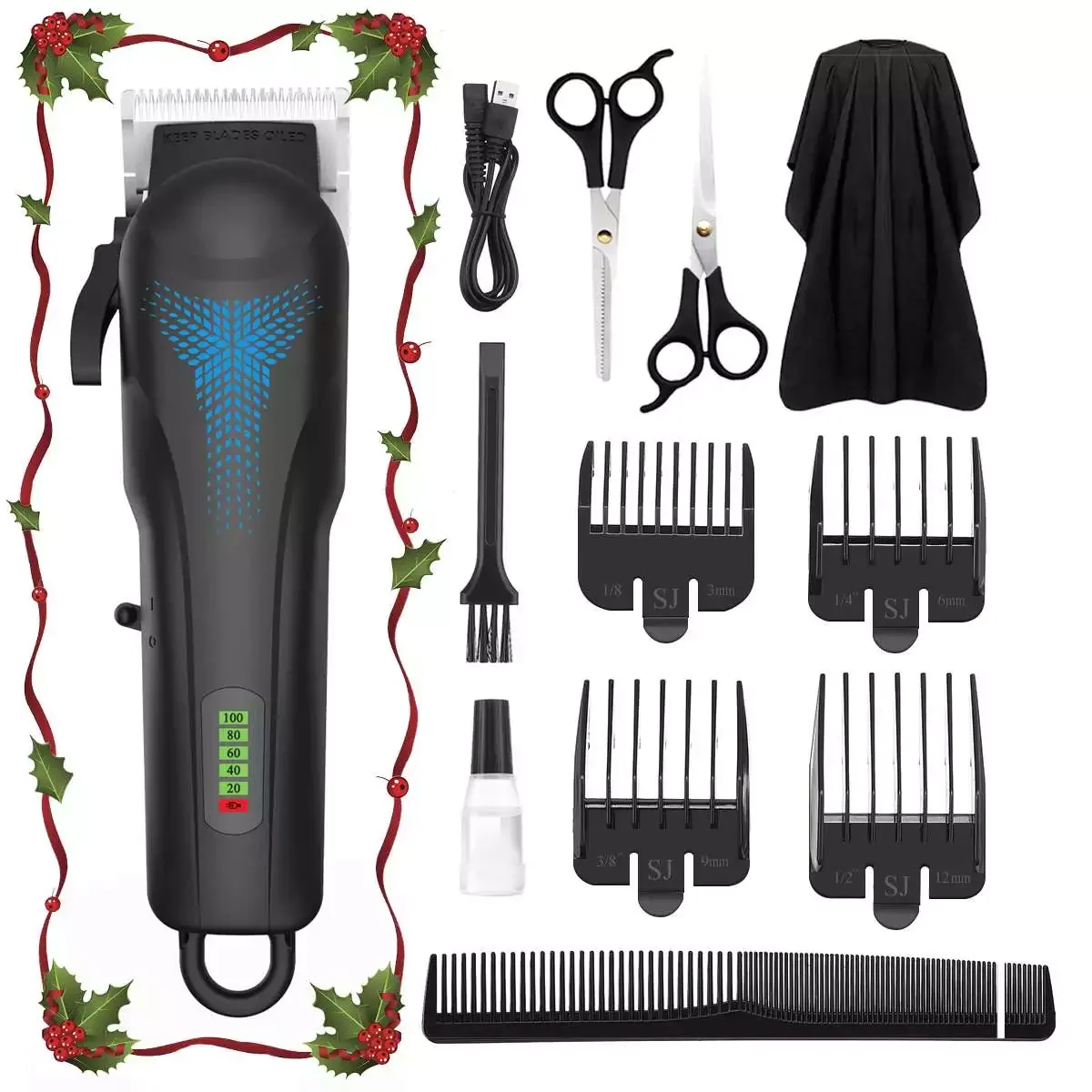 

Hair Clipper Professional Hair Trimmer in Hair Clipper for Men Electric Trimmers USB Charging Machine Barber Hair Cutter