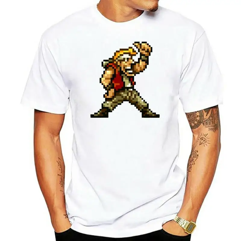 Metal Slug T Shirt Marco Rosi Graphic 6Xl Tee Beach Cute 100 Cotton Short Sleeve Men Tshirt 015092