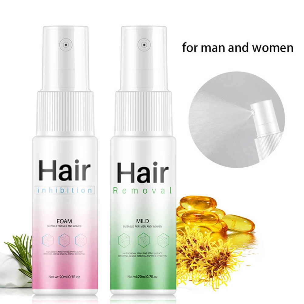 

Natural Hair Remover Inhibiting Reducing to Stop Hair Growth Non-Irritating Quick Effective Depilatory for Women Men Hair