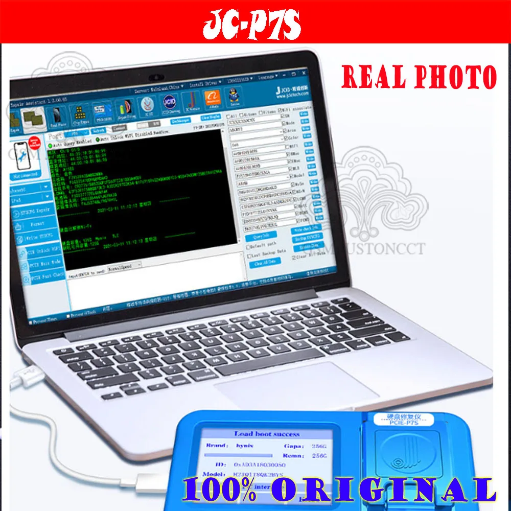 JCID JC P7S BGA70 инструмент для ремонта NAND программатор iPhone 5SE 6G 6p 7G 7P iPad 56 7 Pro прошивка