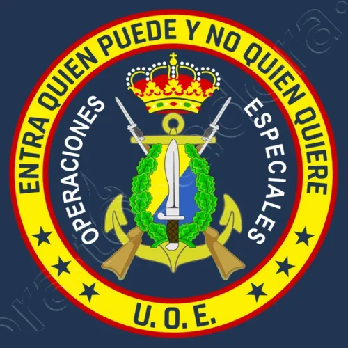 Es Brug Legión Operaciones Especiales Футболка с надписью U.O.E. Летняя хлопковая мужская футболка