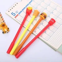 novelty cute fast food hamburger cola gel pen kids toy writing pen school office writing supplies stationery