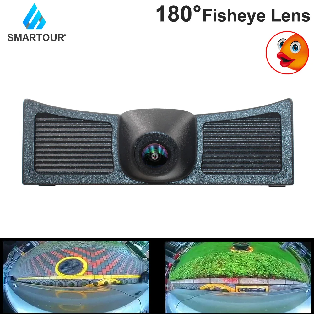

AHD 180 градусов объектив рыбий глаз парковочная камера для Toyota Land Cruiser 2019 Автомобильная фронтальная камера Водонепроницаемая камера ночного видения CCD 12 В