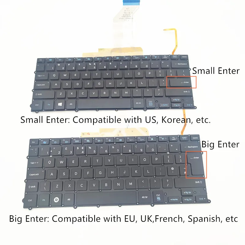 Новинка для Samsung NP900X3C NP900X3D NP900X3E NP900X3F NP900X3G NP900X3K замена клавиатуры США Корея