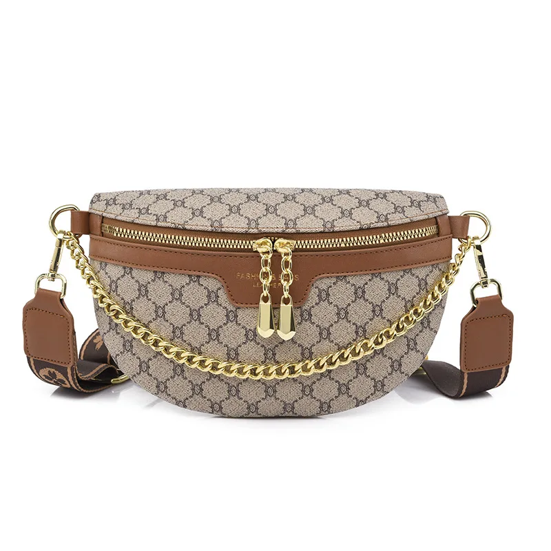 Fashion niche bag 2022 autumn and winter new chest bag men's and women's single shoulder Messenger bag all-match waist bag