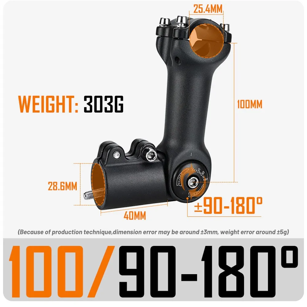 

Bicycle Adjustable Height Increased Stem 25.4/31.8 Mm Handlebar Stem Aluminum Alloy Front Fork Stem Adapter Stem Accessories