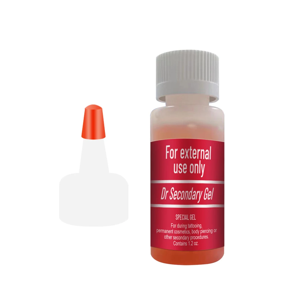 

Tattoo Pink Gel for During Permanent Makeup Eyebrow Lip Beauty Tattoo Gel 1.2OZ Tattoos Temporary Waterproof