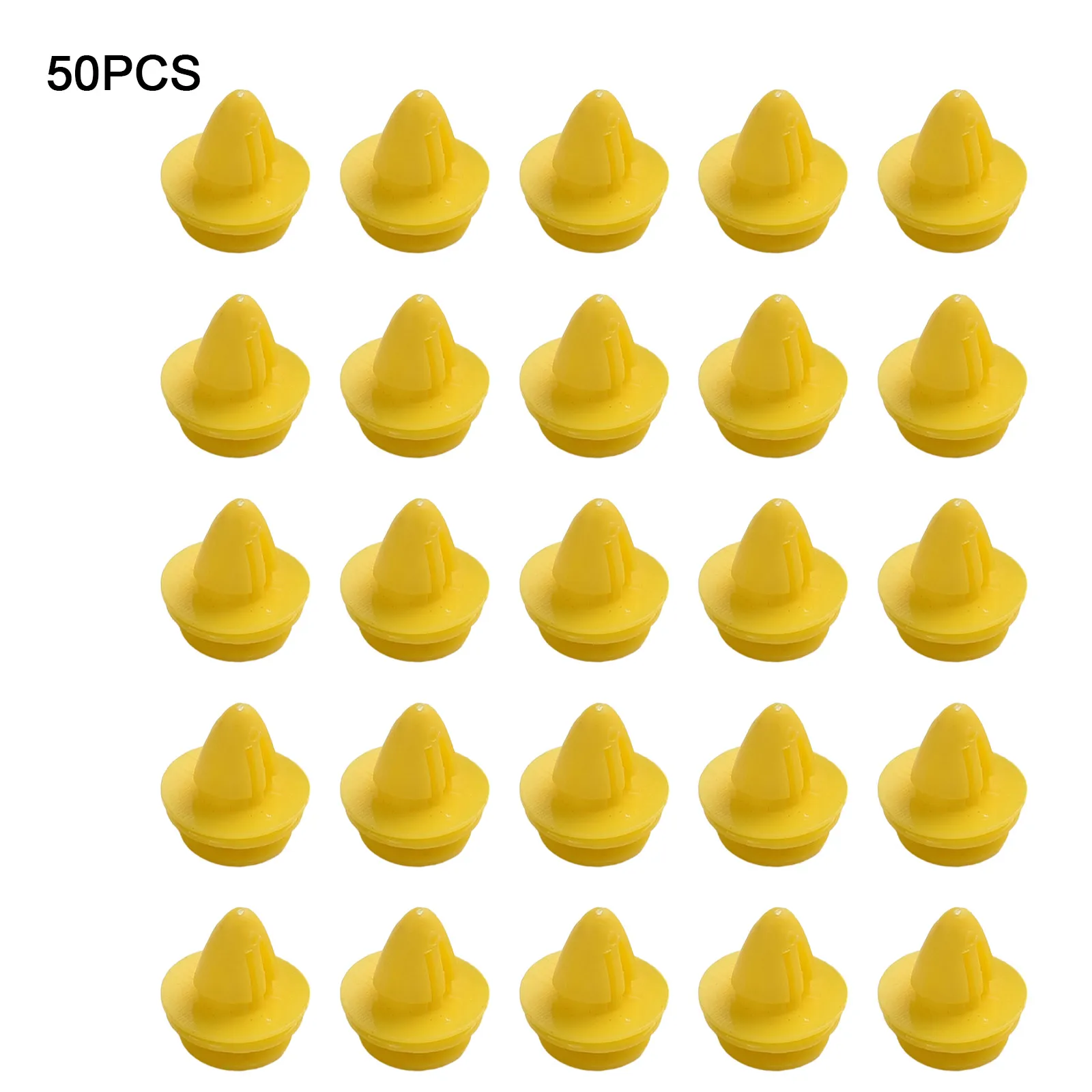 

Pack of 50 Yellow Plastic Rivet Car Door Trim Panel Clips For Volvo S80 V60 Reliable and Easy to Install Fasteners