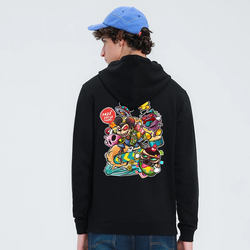 Крутые нашивки с Микки Маусом для одежды теплопередающие наклейки принтом