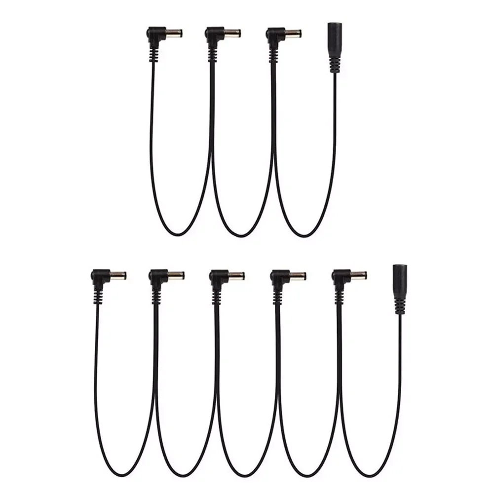

Guitar Effects Pedal Daisy Chain Cable 3/5 Way Power Cord Supply Splitter Cable For 9V DC Adapter Plug Guitar Accessories