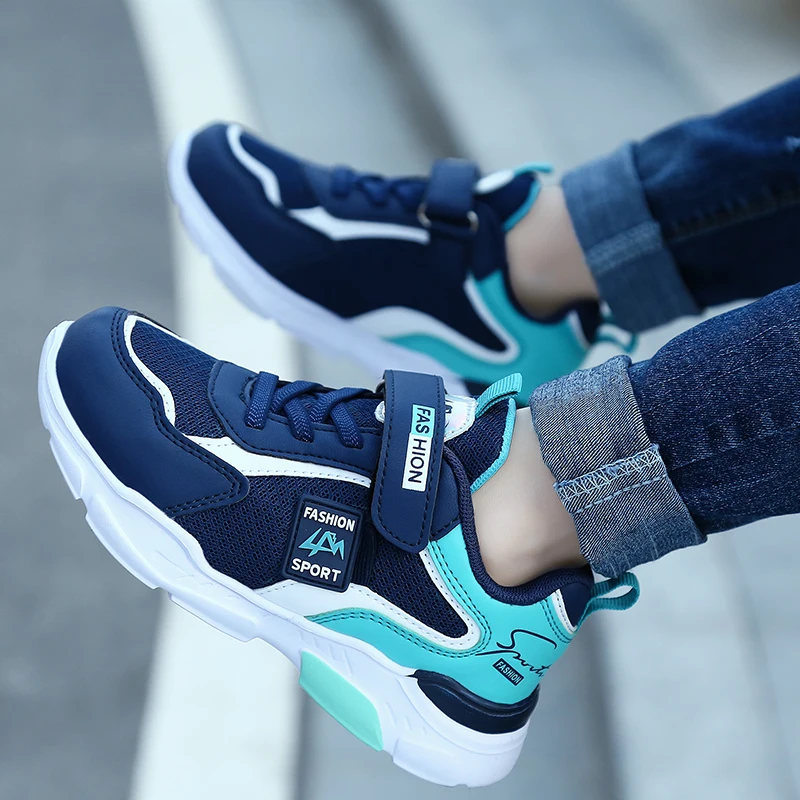 Four Seasons Children's Fashion Sports Shoes Boys' Running Leisure Breathable Outdoor Kids Shoes Lightweight Sneakers Shoes