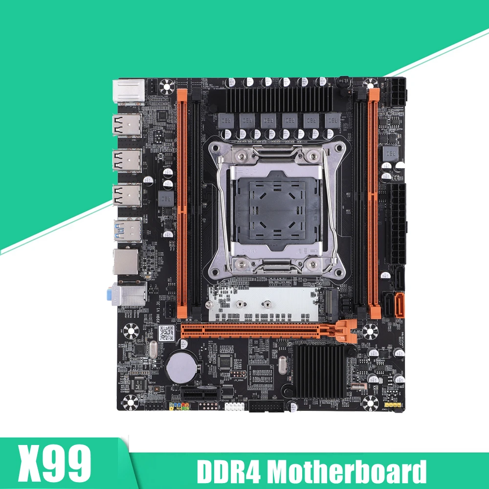 Комплект материнской платы Kllisre X99 с Xeon E5 2630 V3 LGA 2011-3 ЦП DDR4 16 Гб 2133 МГц память ECC |