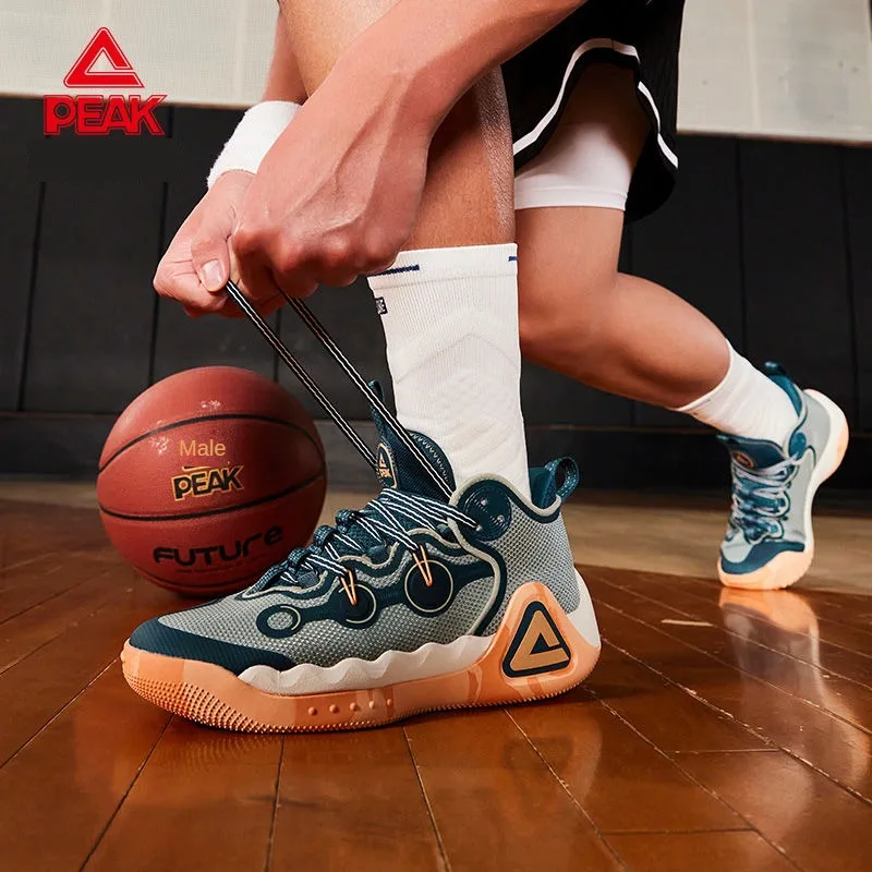 

2023 Peak Move Basketball Shoes Men's New Shock Absorbing Professional Practical Sneakers Wear-Resistant Men's Sports Shoes