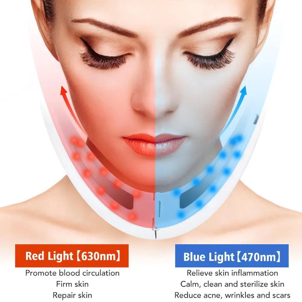 

Electric V Face Shape Lifting Slimming Double Chin Reducer V Line Facial Lift Up Face Slimming Machine EMS Neck Lift Massager