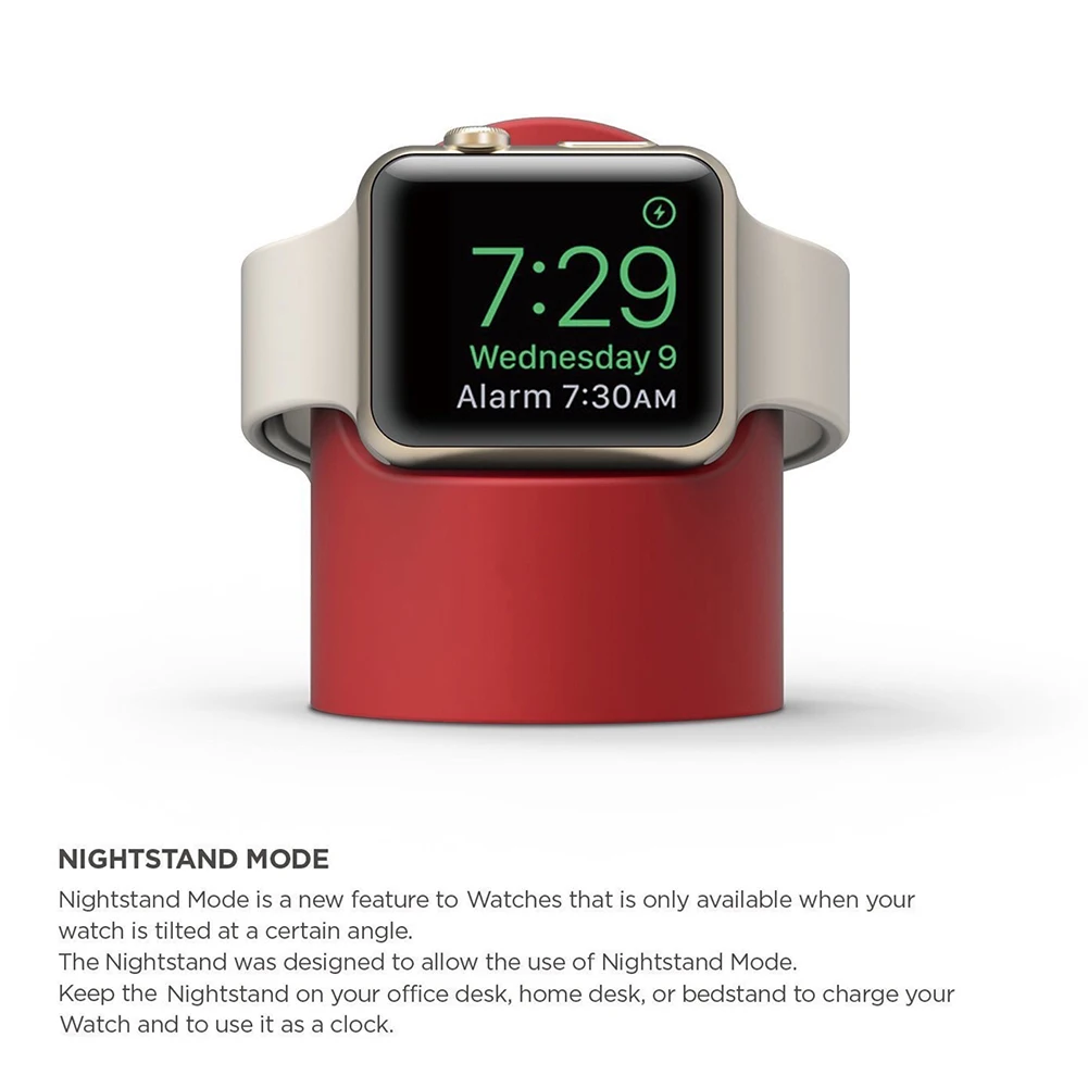 Силиконовый держатель-подставка для Apple Watch Ultra держатель зарядной док-станции 49