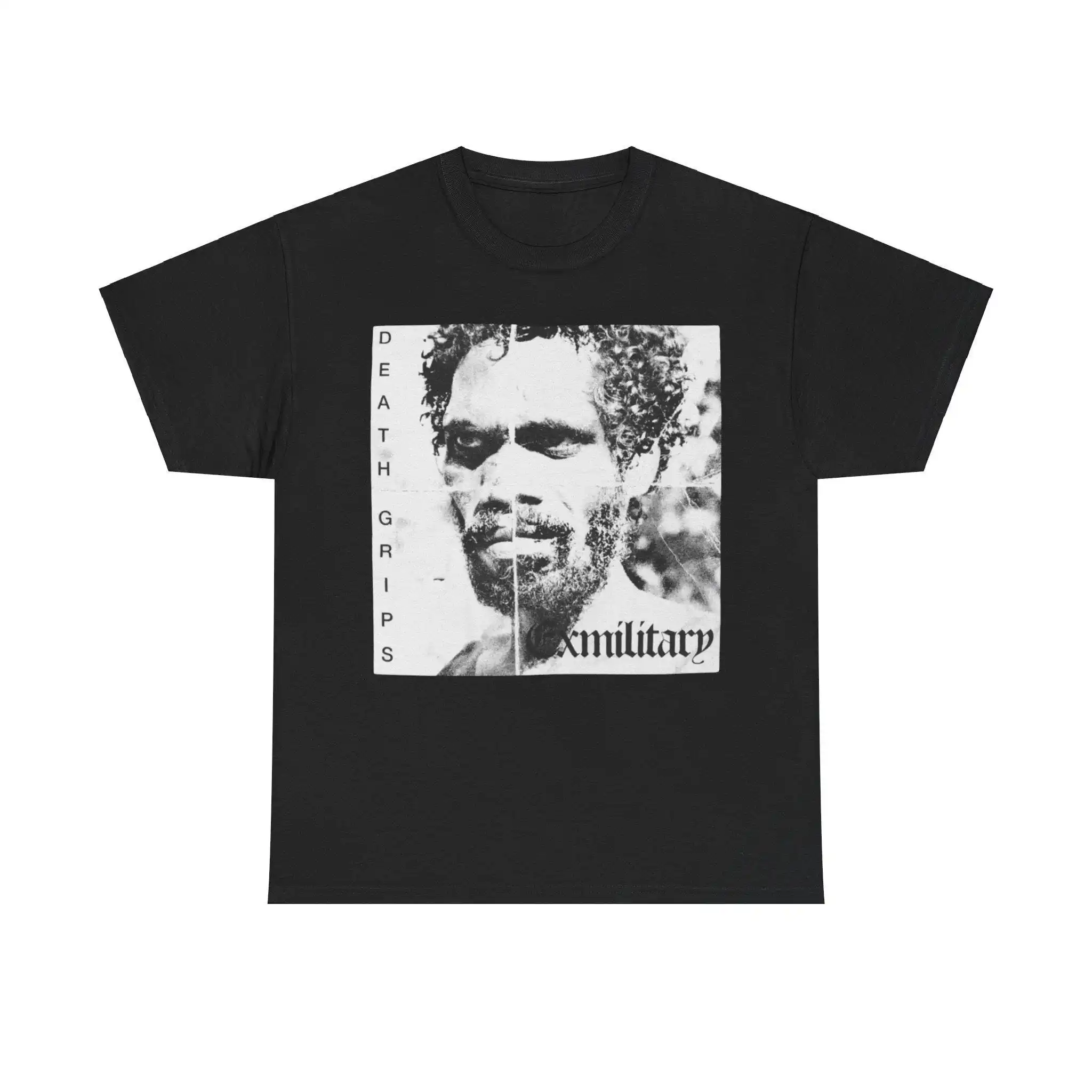 Классическая футболка Death Grips Exmilitary Album Tour Merch черная все размеры