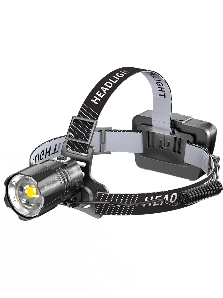 Running Headlamp Camping Led Rechargeable Powerful Hiking Skilhunt Headlamp Fishing Work Light Latarka Czolowa Portable Lights